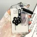 Creative Kpop Pocard Transparent Holder Keychain Sleeves Bus Student Card Case Po Protector 250414_voghion.com