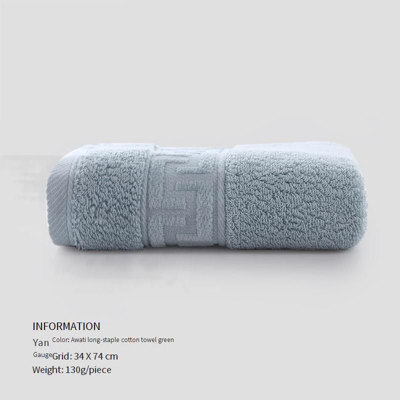 Home Textiel Zuiver Katoen Antibacteriële Handdoek Dikke Gezichtswashanddoek_voghion.com