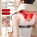 Rechargeable Neck And Shoulder Massager With Heat Therapy - 6D Kneading, 3-Speed Adjustable, Infrared Relief For Muscle Relaxation_voghion.com