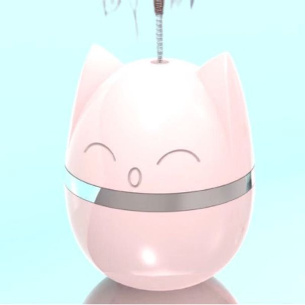 New Head Tumbler Cat Interactive Self-Entertainment Feather Teaser Wand Boredom Relief Toy_voghion.com