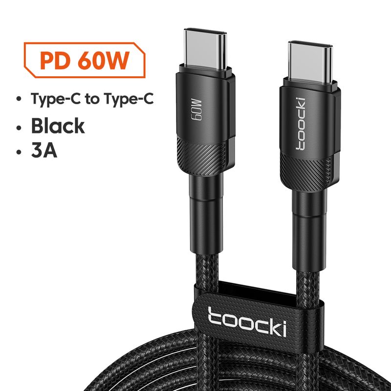Pd 100W Toocki 60W C-Typ-zu-C-Typ-Kabel Schnellladekabel Datenkabel_voghion.com