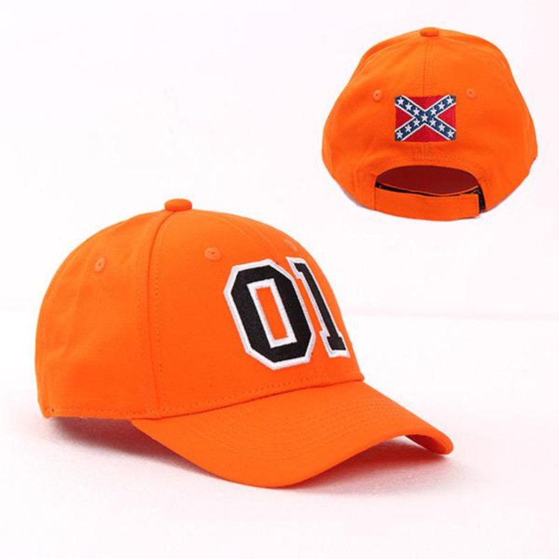 Good OL' Boy s Baseball Cap General Lee 01 Cosplay Hat Cotton Embroidered Orange Adjustable Unisex Hip Hop Snapback Caps_voghion.com