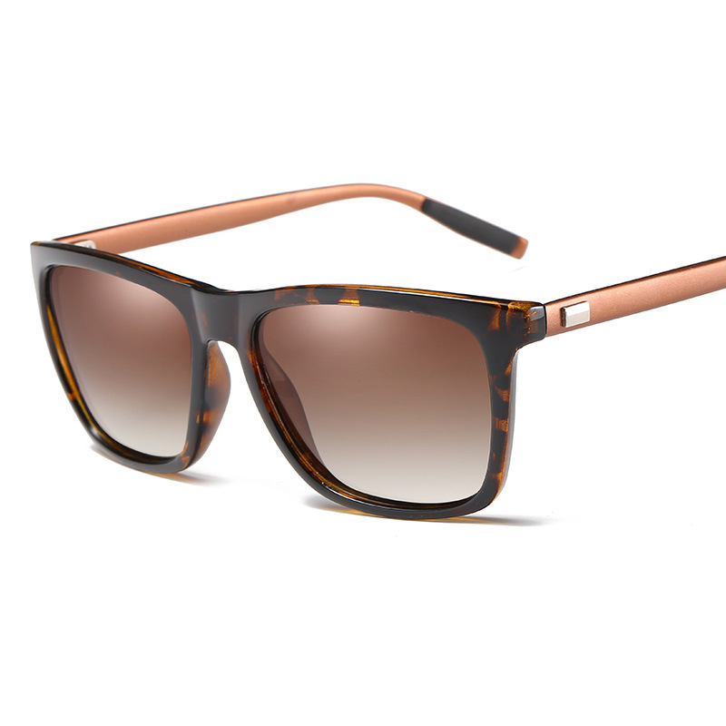 Unisex Herrenmode quadratische polarisierte schillernde Sonnenbrille aus Aluminium-Magnesium-Sonnenbrille Fahrbrille Flut_voghion.com