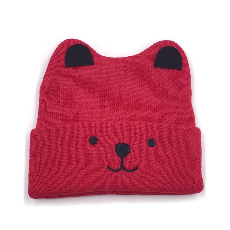 Nieuwe herfst- en winterbabytruimuts, gebreide cartoonmuts voor katten en honden, geborduurd kindergaren, warme babymuts_voghion.com