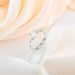 Anello moissanite D color vvs argento s925 1 carato fede nuziale anello aperto gioielli lavorazione gioielli in argento_voghion.com