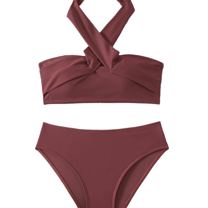 Vêtements pour femmes Maillot de bain bikini Maillot de bain fendu pour femme_voghion.com