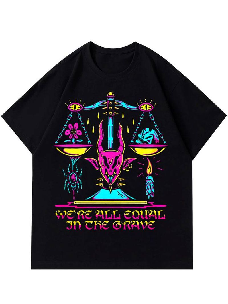 Tricou bărbătesc, tricou imprimat „Stele nopții întunecate”, cămașă casual cu mânecă scurtă de vară, primăvară-toamnă, poate fi oferită cadou, material din bumbac 240g_voghion.com