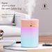 Umidificatore USB portatile con luci LED colorate per camera da letto e ufficio, mini umidificatore da scrivania da 200 ml/330 ml, funzionamento silenzioso._voghion.com