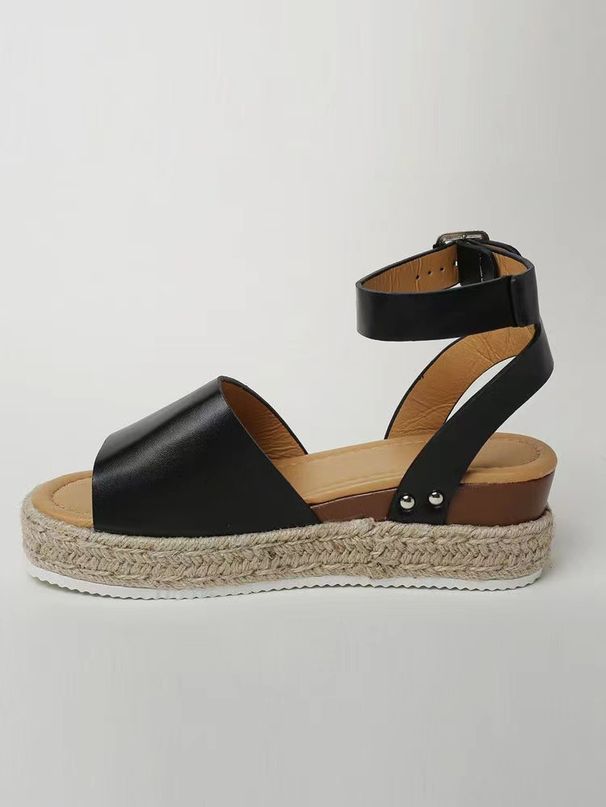 Damsko SpotHot Säljer Sandaler Tjocksulor Rep Platform Bottensandaler För Kvinnor_voghion.com