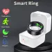 Fashion Health Tracker for Heart Rate Sleep Step Counting Body Temperature Monitoring Smart Finger Ring 240730_voghion.com