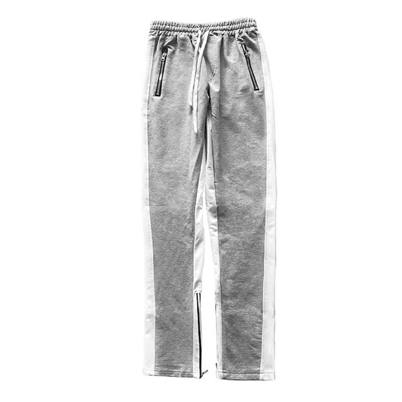 Men's Color Block Jogger Pants - Trendy Athletic Tapered Pants For Teens (Breathable Streetwear Elastic Cuffs Comfort Fit Casual & Sportswear)​​_voghion.com