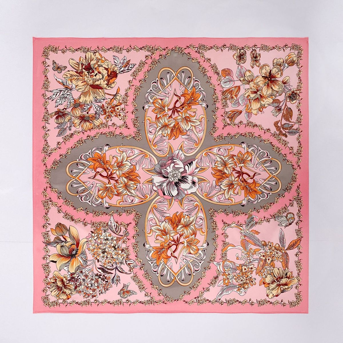 Sciarpa da donna alla moda, in raso, nuova seta, 90 colori, stampa Ding, decorazione generosa_voghion.com