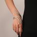2-piece set of wrapped snake open ring plus bracelet personalized niche high-end jewelry_voghion.com
