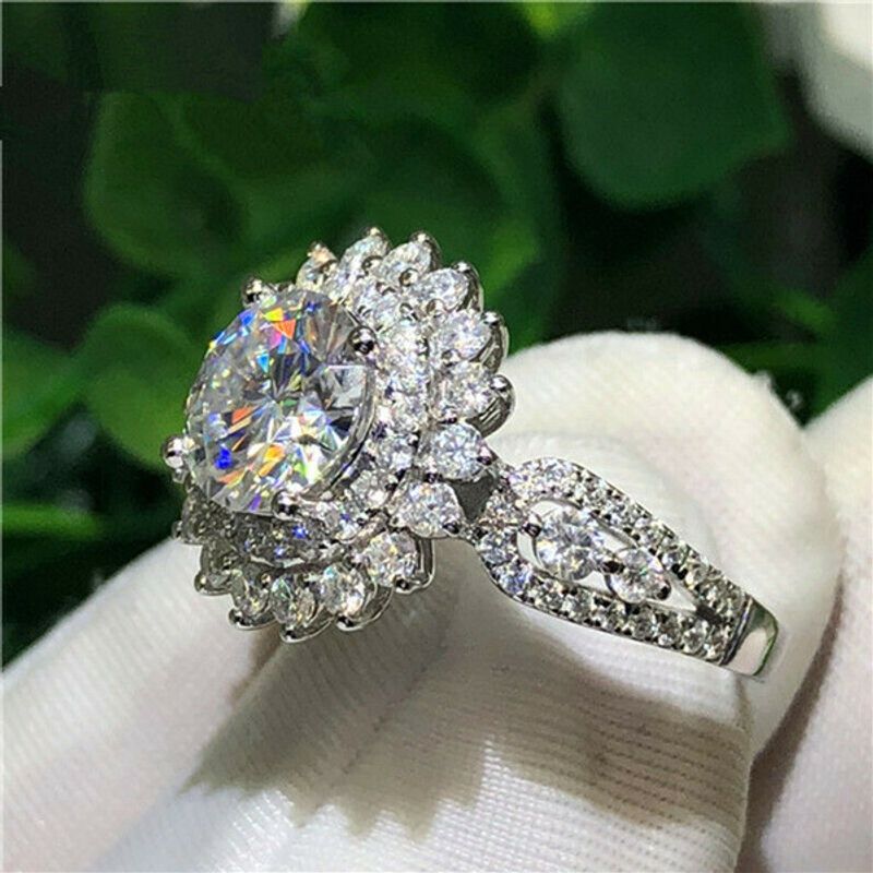 Hot selling accessories: Zircon, European and American luxury women's wedding ring, alloy ring_voghion.com