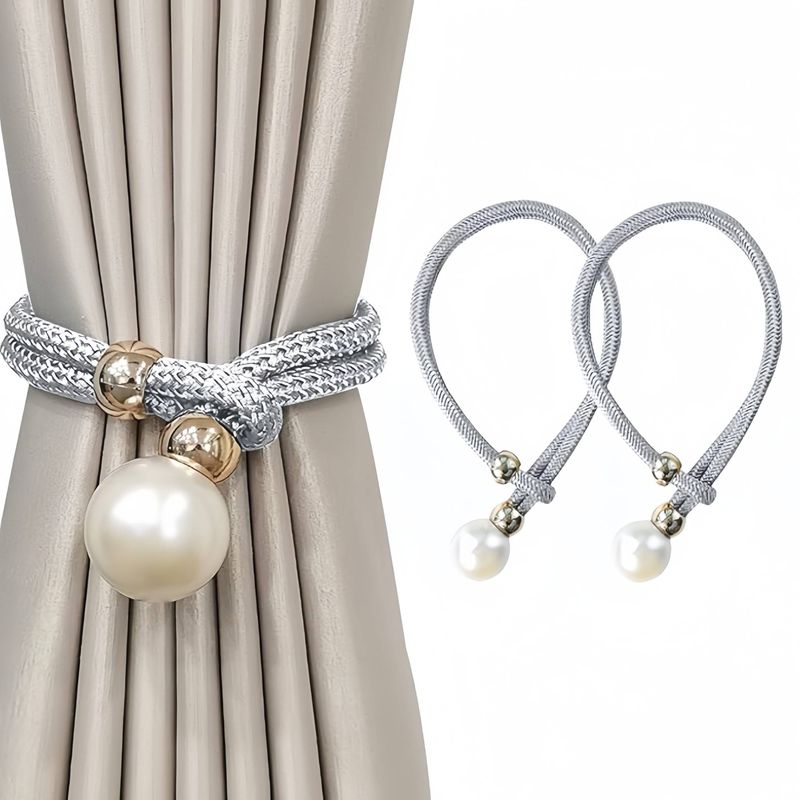 2 Pcs (1 Pair) Curtain Ties With Adjuster For Curtain Brackets Curtain Ties For Wall Curtain Holders_voghion.com