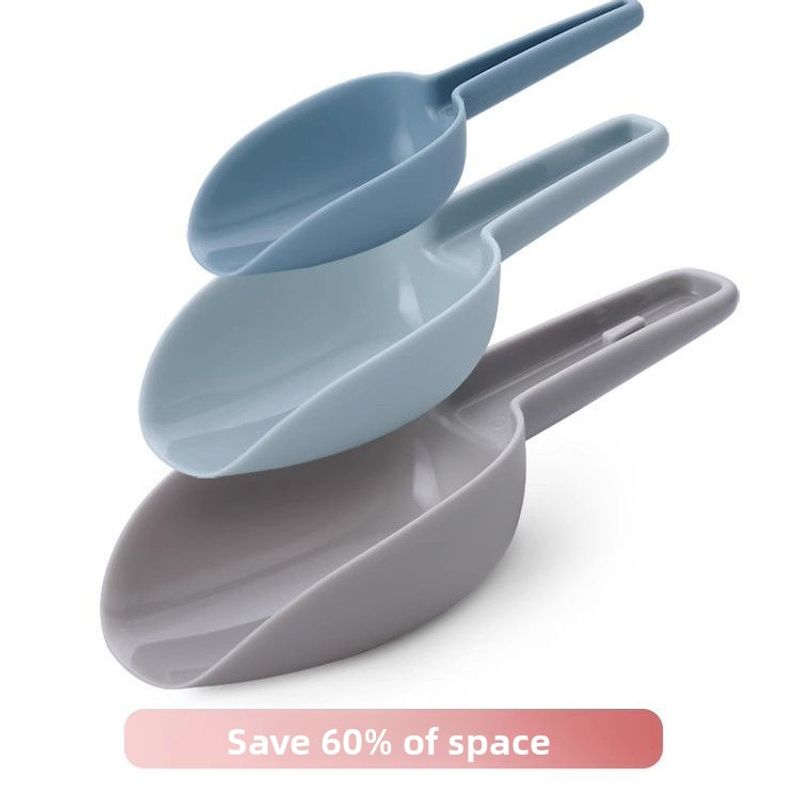 Multifunctional 4-in-1 Filter Net Household Rice Storage Wide Mouth Kitchen Residue Plastic Dispensing Set Oil Pouring_voghion.com