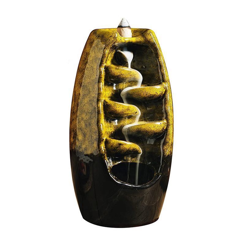 Flowing Water Creative Ornament Backflow Incense Burner_voghion.com