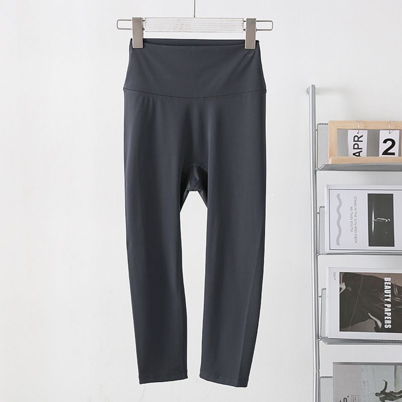 Women's Clothing Three-point Yoga Pants Women's High Waist Hip Tight Leggings Summer Thin Pants Quick-drying Sports Fitness Pants_voghion.com