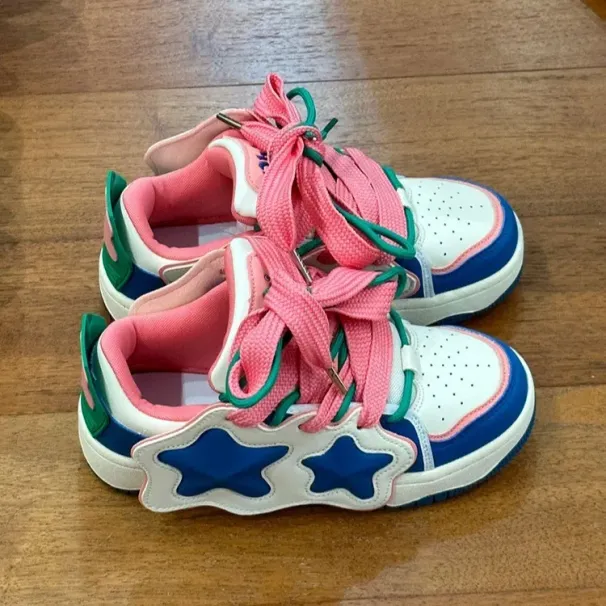 Bottom Off Thick Student Show Little Dad für Frauen 2023 Neue Herbst/Winter Plüsch Casual Single Stepping On Shit Feeg_voghion.com