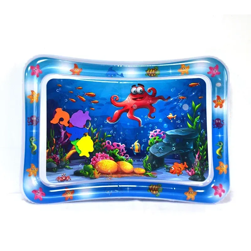 Summer Inflatable Water Mat PVC Playmat Toddler Activity Play Center Water Mat For Babies Early Education Developing Sum_voghion.com