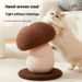 Pet climbing frame, sisal scratching wear-resistant and shavings resistant t, large mushroom claw board, upright cat_voghion.com