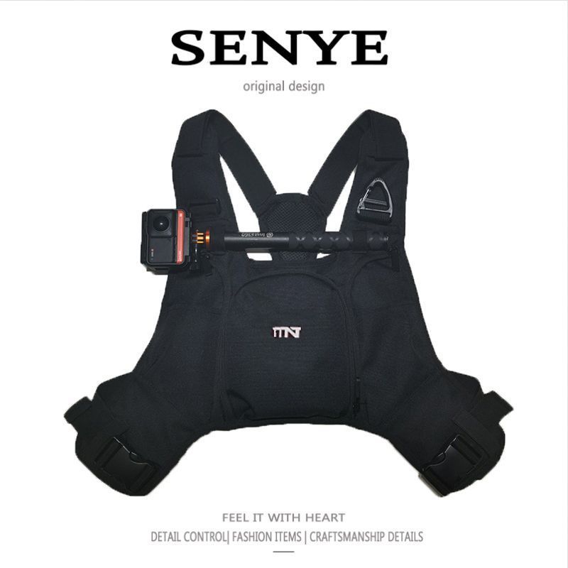Men's Clothing Bag Single And Double Board Sports Waistcoat Men And Women Vest Bag Functional Style Tactical Vest Bag_voghion.com