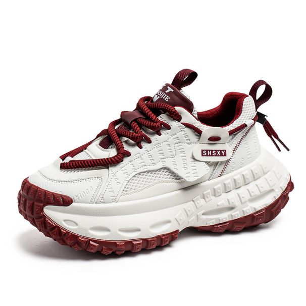 European Station Niche Herren-Frühlingsschuhe, lässig, sportlich, vielseitig, mit dicker Sohle, für Studenten, mit Höhenverstärkung_voghion.com