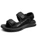Sandals Men Summer 2025, New Sweat Casual Outdoor Beach Shoes With Soft Soles And Anti Slip Air Cushion, Suitable For_voghion.com