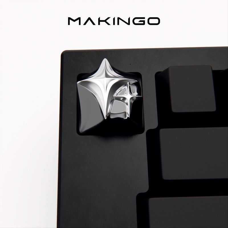 For ESC Key Keycap Star Metal Material Keyboard Accessories_voghion.com