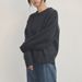 Women's Clothing Oversized Knit Sweater Soft Wool Pullover Long Sleeve Casual Loose Fit Round Neck Solid Color Top_voghion.com