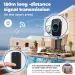 Self Powered Waterproof Wireless Doorbell Door Bell Chime Kit Smart Home No Battery Electric EU UK US Plug 1 2 Button_voghion.com