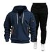 Neu Herbst Winter Sport Sweatshirt Männer Multi-Pocket Zipper Hoodie Trainingsanzug_voghion.com