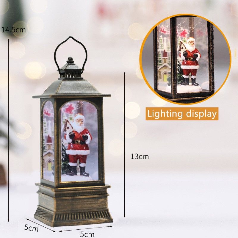 Simulazione natalizia piccola lampada a olio piazza lampada a vento decorazione centro commerciale supermercato scena decorazione lampada a fiamma_voghion.com