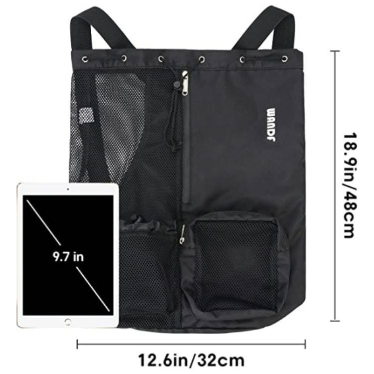 Designer fashion new swimming bag mesh drawstring backpack with wet bag beach backpack, gym and exercise kit bag_voghion.com