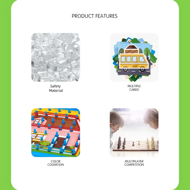 Montessori Memory Board Game Logical Thinking Cognitive Learning Memory Matching Classic Card Children Memory Activity Toy_voghion.com