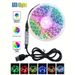 5-V-RGB-LED-Lichtstreifen mit 3-Tasten-Fernbedienung, USB-betrieben für TV-Hintergrundbeleuchtung, Spielzimmer und Heimdekoration_voghion.com