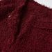 Fall Women's Boho Fringe Knit Cardigan – Long Sleeve Round Neck Polyester Open Front Sweater (S-L, Oversized Fit, Wine Red, Streetwear Chic)_voghion.com