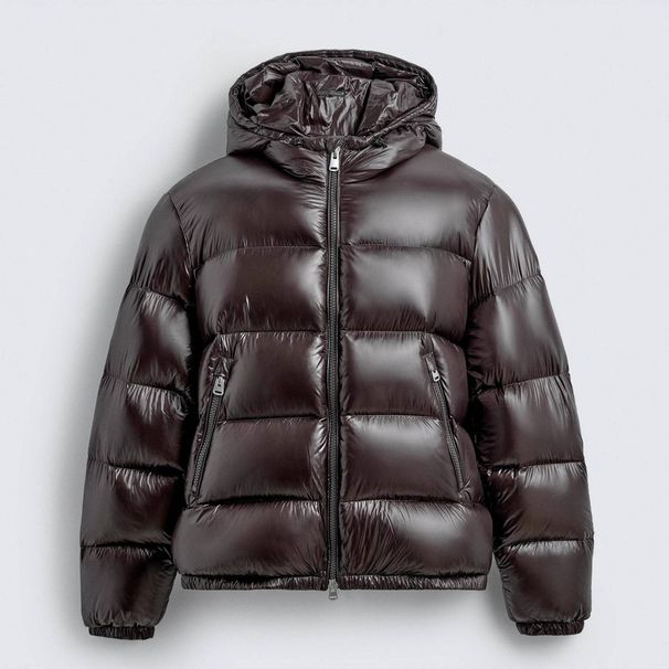 Giacca da uomo con cappuccio, cerniera e tasche - Cappotto casual invernale imbottito in cotone (nero, marrone, rosso, blu, verde oliva)_voghion.com