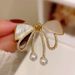 Bow Brooch Women's High Sense Retro Corsage Elegant Temperament Pin_voghion.com