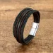 Black Red Multilayer HandWoven Leather Wrap Vintage Style Charm Mens Bracelets Bangles Male Gift Wristband Jewelry_voghion.com