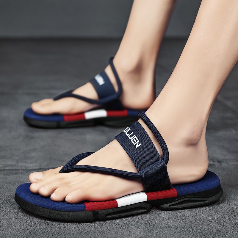 Sandalen voor heren in de zomer van 2025, met slippers met dubbele pijpen voor heren, strandslippers voor buitenmode en coole pantoffels_voghion.com