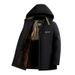 Herren-Wintermantel mit Fleecefutter und Goldfoliendruck, warme, dicke Jacke für mittleres und älteres Alter, bequeme Oberbekleidung für Väter_voghion.com