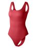 "Nahtloser Shapewear-Bodysuit – Bauchkontrolle mit hoher Taille und Ganzkörperkompression (Schwarz/Rot/Haut)"_voghion.com