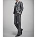 Abito da uomo grigio business casual in due pezzi per banchetto nuziale da testimone dello sposo_voghion.com