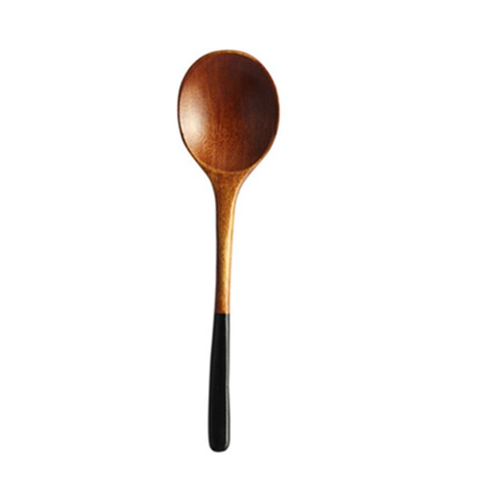 4pcs Wooden Spoons Japanese Soup Dessert Spoon Small Wood Coffee Teaspoon Kids Ice Cream Spoon Kitchen Wooden Utensils Tableware_voghion.com