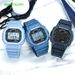 Sanda SANDA moška in ženska elektronska športna ura iz kavbojk za pare_voghion.com