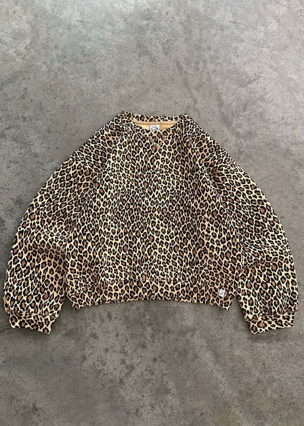Y2k Retro Leopard Print Hooded Sweatshirt Couple Harajuku Style Hip Hop Zipper Pullover Sweatshirt_voghion.com