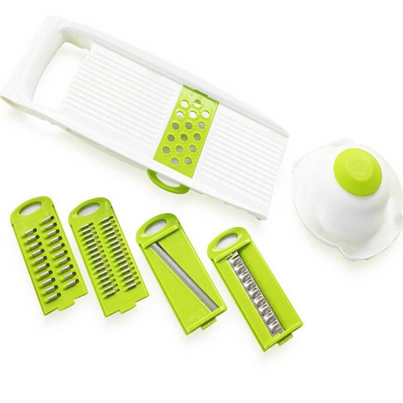 multi-function vegetable cutter artifact 5-piece grater grater grater potato shredder_voghion.com