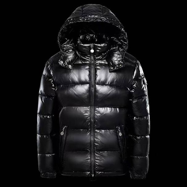 Dunfrakke Bright Face Trend Hættejakke Kort tyk Vinter Bomber Shiny Puffer herrejakke_voghion.com