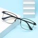 New Arrivals Glasses frame men square new male classic full optical frames blue block ier glasses_voghion.com